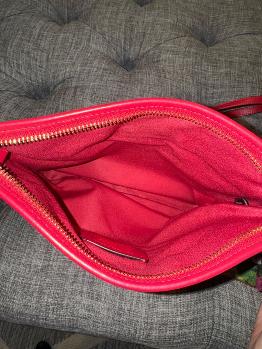 Coach File Messenger Brown Red Signature Crossbody - Picture 13 of 17